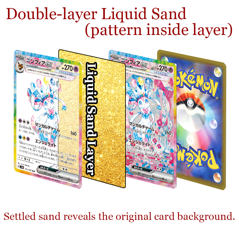 Diancie Card Quicksand Keychain