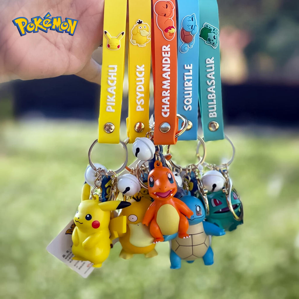 Pokemon 3D Figural Keychain With Printed Strap | Psyduck